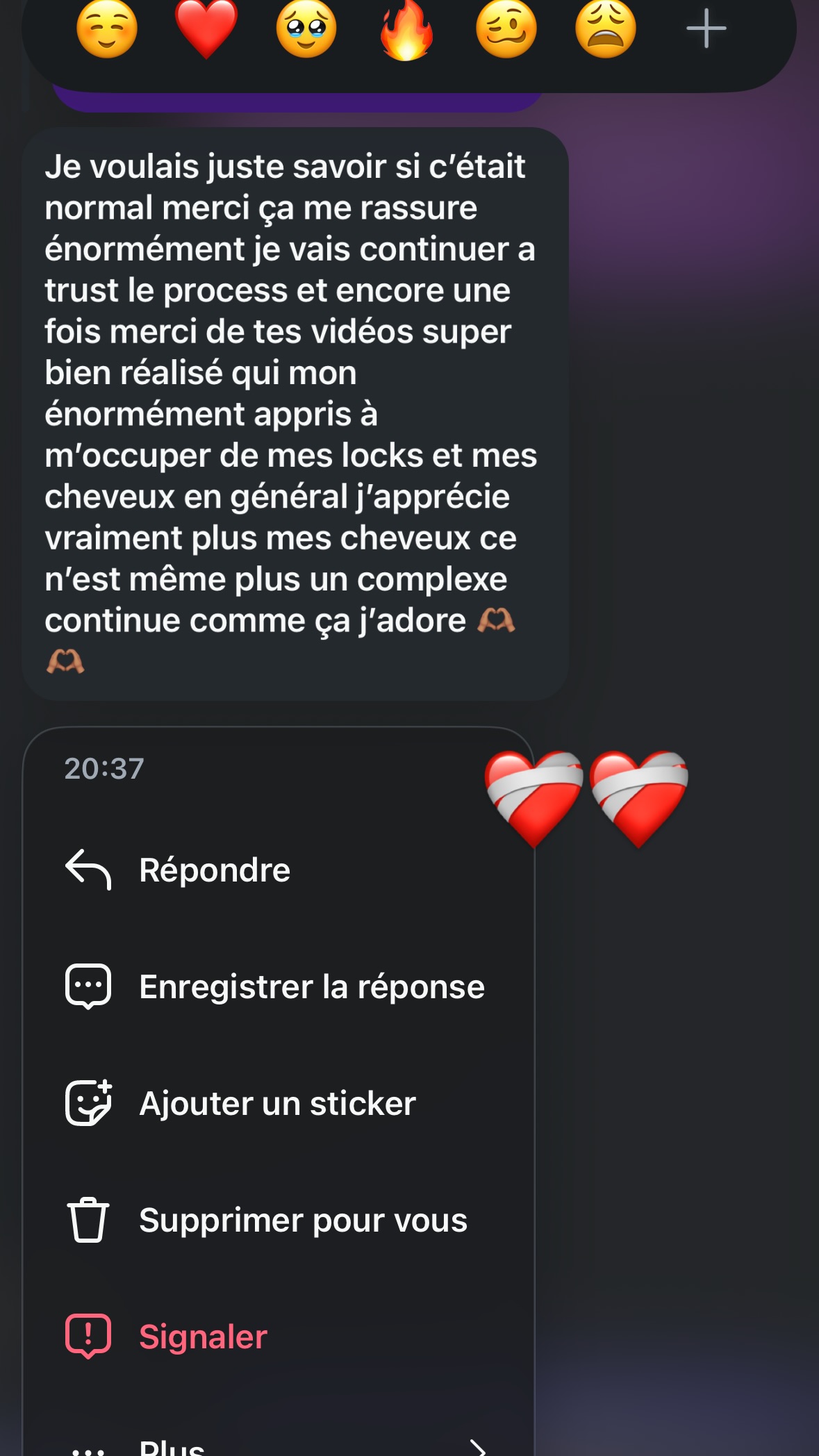 Avis client sur la confiance retrouvée