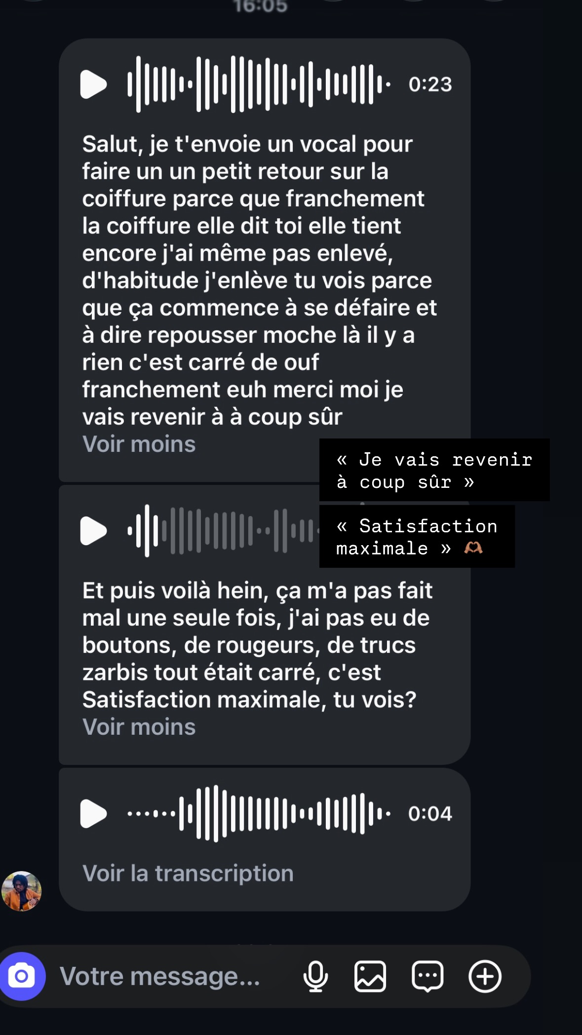 Avis d’une cliente MY LOCKSS